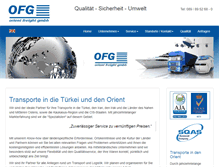 Tablet Screenshot of orientfreight.de